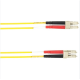 Black Box 3-m, LC-LC, 50-Micron, Multimode, Plenum, White Fiber Optic Cable - 9.84 ft Fiber Optic Network Cable for Network Device - First End: 1 x LC Male Network - Second End: 1 x LC Male Network - 128 MB/s - 50/125 &micro;m - White FOCMP50-003M-LCL
